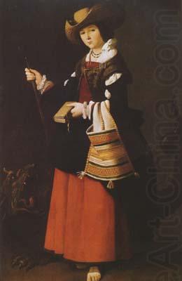 St Margaret (mk08), Francisco de Zurbaran